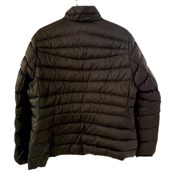 Land's End Black Quilted Puffer Packable Down Jacket Coat Winter Kids L Women S - Picture 8 of 9
